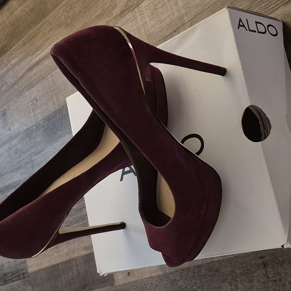 Aldo Purple Stiletto Heels Classic Pumps